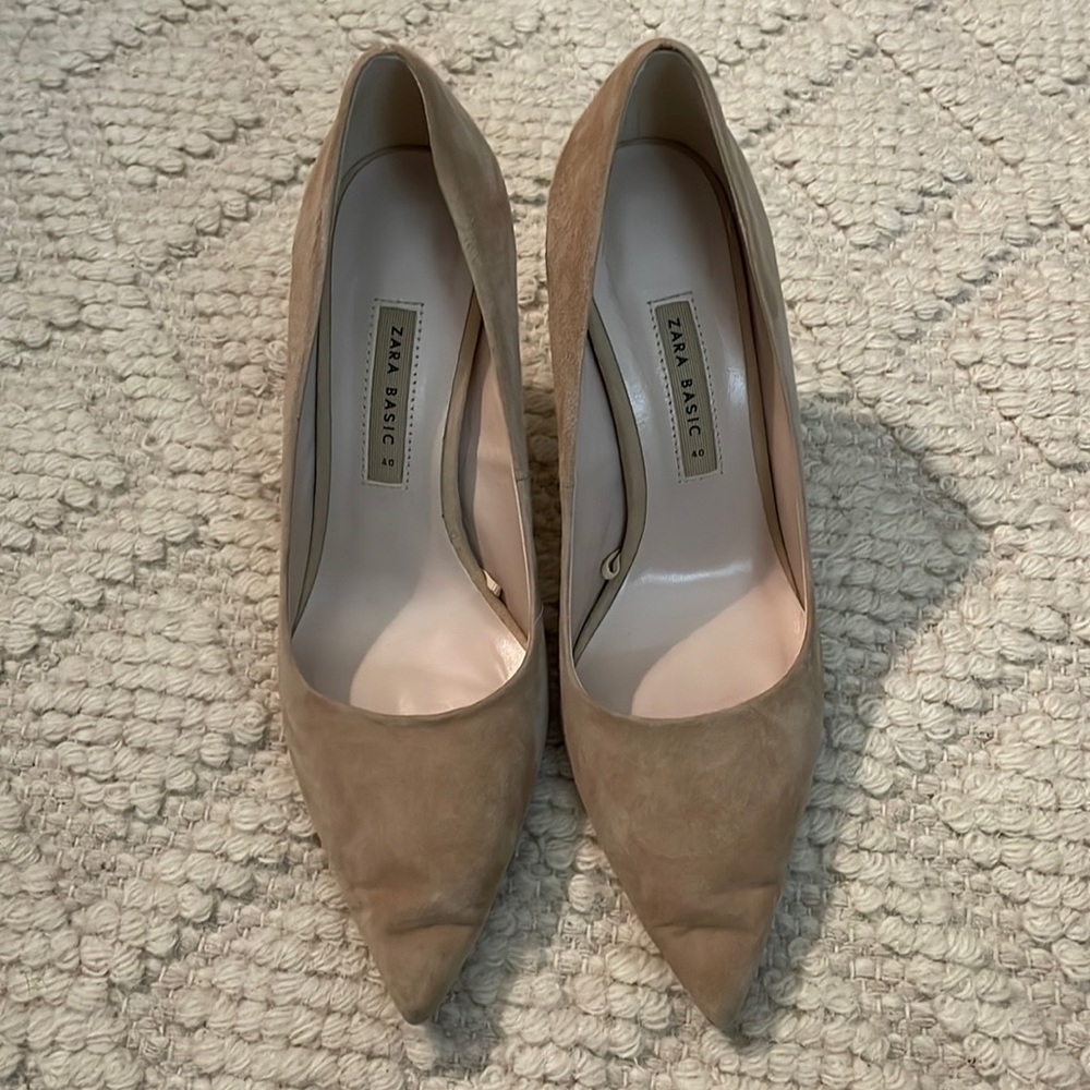 Zara Suede Heels